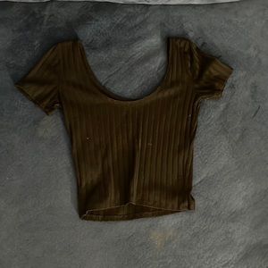 Black off shoulder shirt